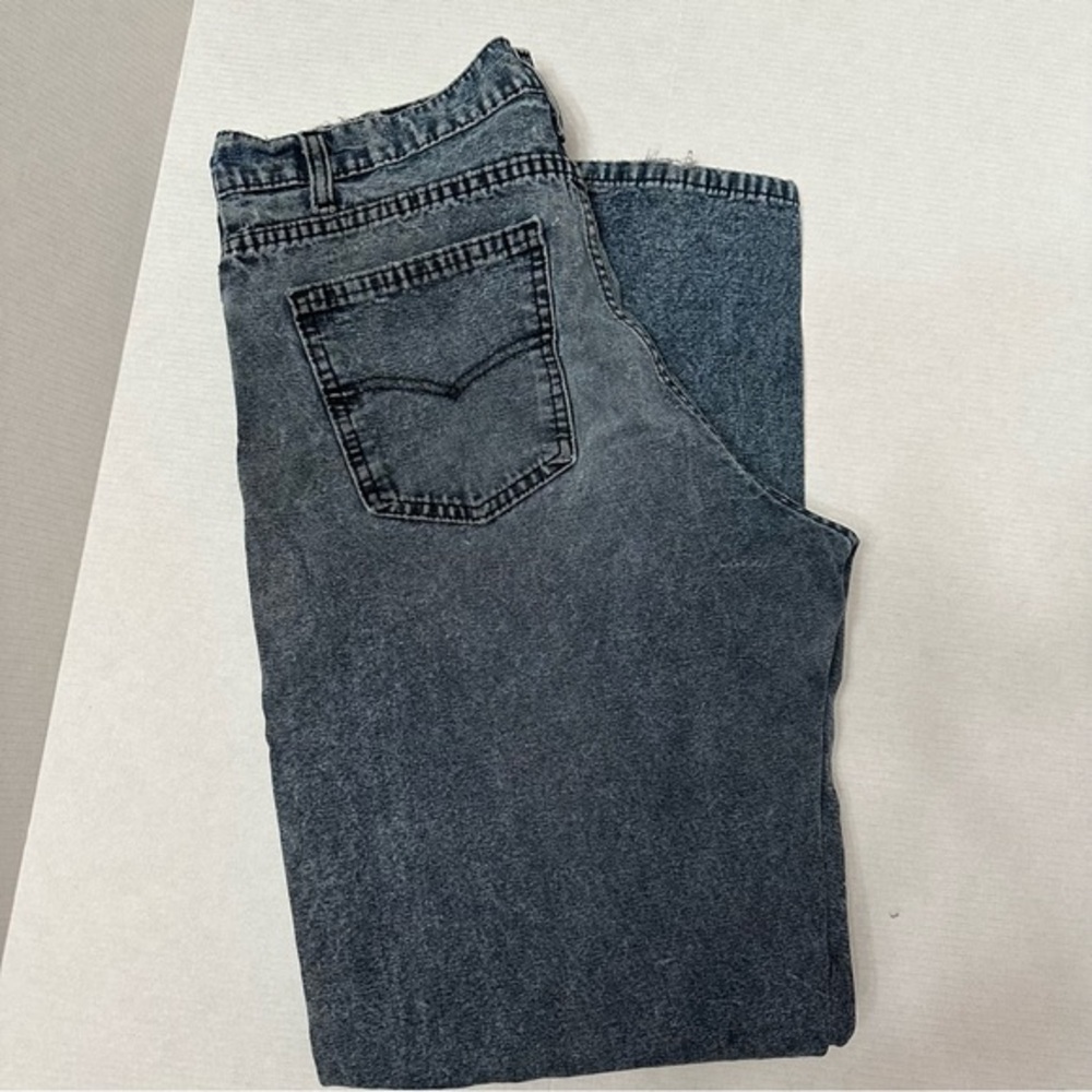 Levi’s 550 90’s Baggy Jeans 35x32 Blue Tabs Dark Wash Denim Grunge Streetwear